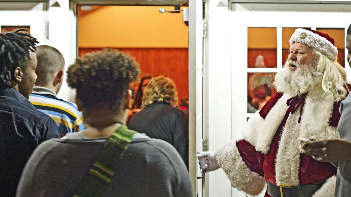 Santa welcomes area foster-care kids to the Darol Rodrock Foundation's annual holiday party last year. Children show up in anticipation of a great party, but many don’t have a winter coat of their own. To that end, the Foundation is holding a Winter Coat, Hat, and Gloves drive through the Thanksgiving holidays. Gently used items are welcome and can be dropped off at any of the Rodrock Development community offices or the head office at 12643 Hemlock in Overland Park. Kindly consider helping the Darol Rodrock Foundation warmboth hands and hearts this holiday season!