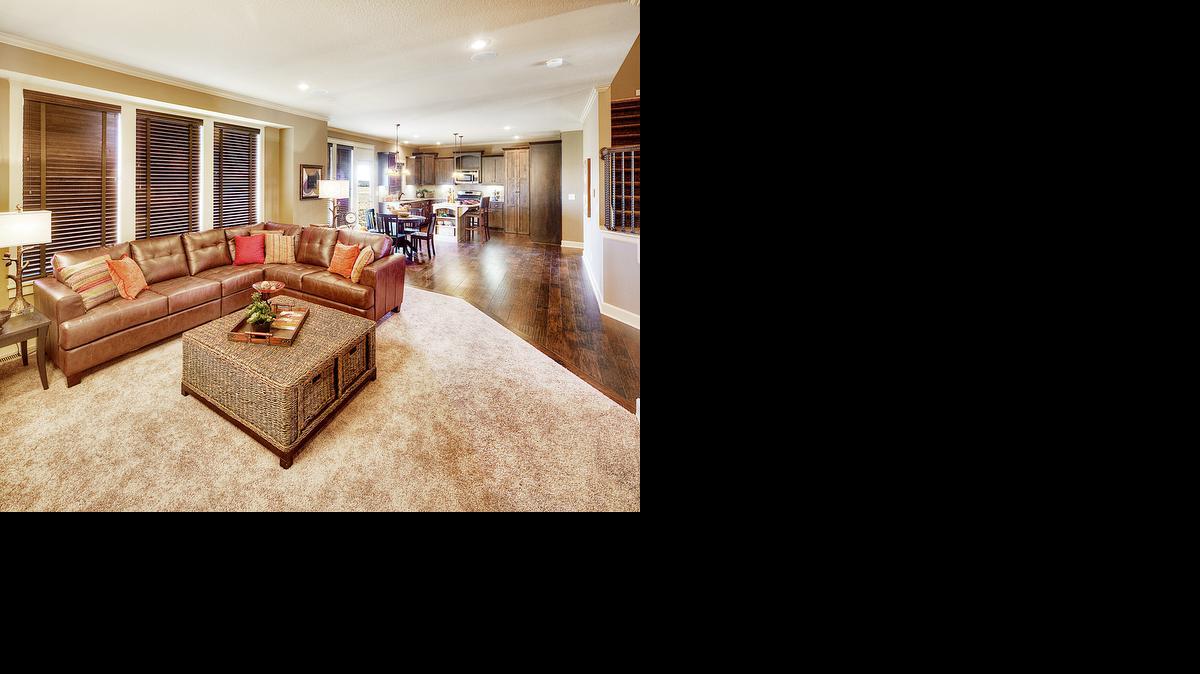 All homes in Foxberry Estates feature wide-plank hardwood flooring in all main-floor traffic areas; island kitchens with custom-made designer cabinetry; and rubbed-copper wrought-iron stair spindles.