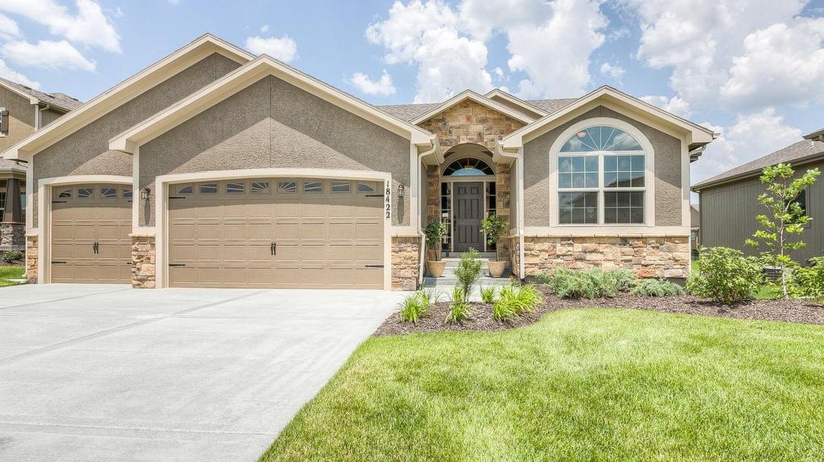 One of the four models Wolf Creek Homes is building in the Fountains of Wolf Creek is the Rosewood, a reverse ranch with five bedrooms and three bathrooms.