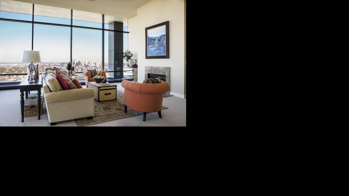 
A model home on the 20th floor penthouse level offers more than 4,300 square feet and is listed at $1.325 million. 
