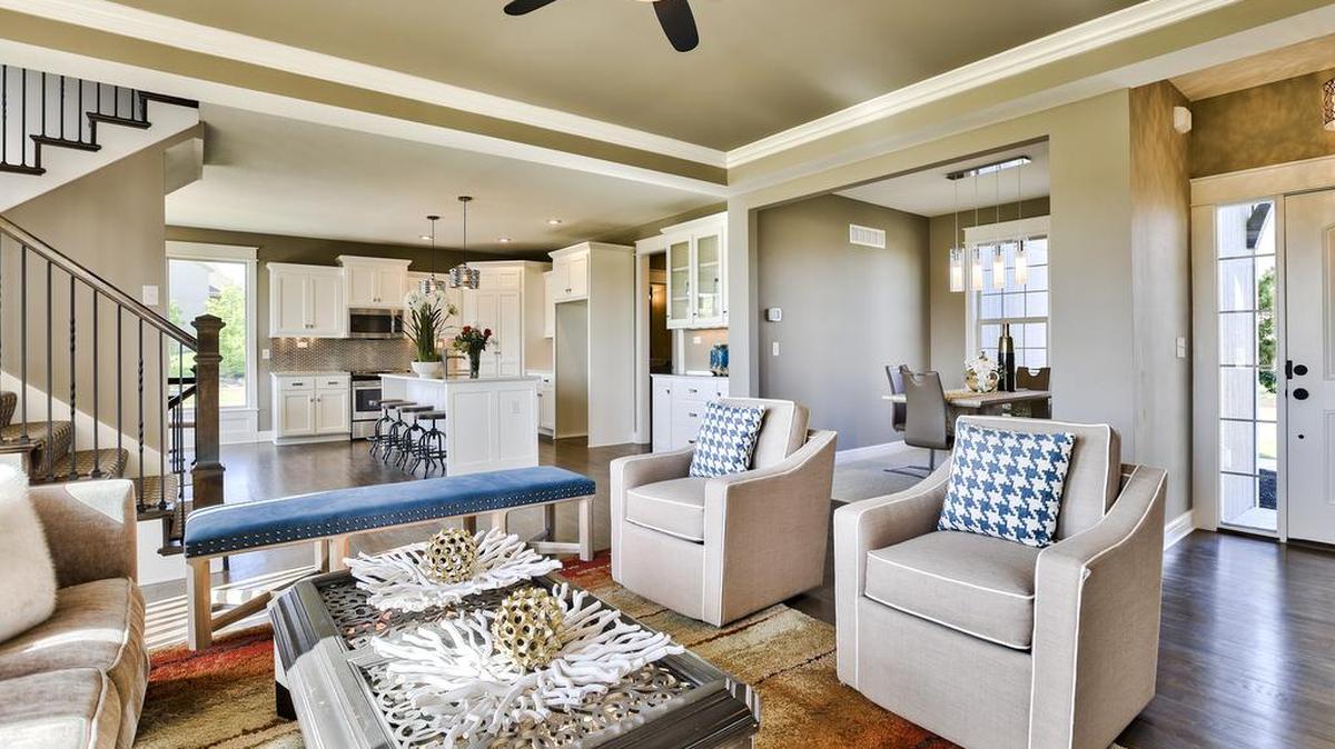 With a main level geared for entertaining and family living, the Weston III in Hills of Forest Creek boasts a large great room, plenty of natural light and a seamless, open floor plan. This gorgeous home is priced to sell at $412,000 during Rodrock’s Winter Promotion through Dec. 31, 2017, representing a $20,000 savings.