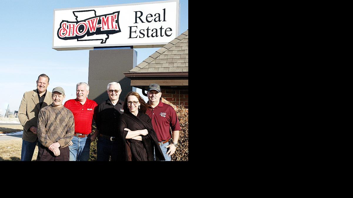 
Members of the Show-Me Real Estate and Talley Auctions and Associates team include, from left, owner and broker Dirk Talley, Phil White, Chris Higgins, Kenny Tromp, Liz Woods and Randy Swope.
