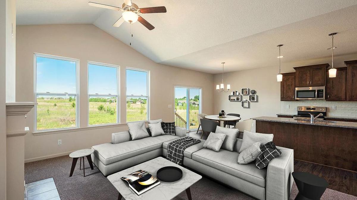 Vicki and Garry Ozburn and their family loved Kensington Farms so much that when they needed to upsize, they moved within the community and built a home with Inspired Homes.