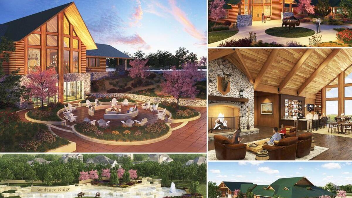 Rodrock Development’s incredible Sundance Ridge will contain a clubhouse like no other: The 4,000-square-foot will offer conference rooms, a stately fireplace and bar, and a common area overlooking a beautiful valley. An indoor gymnasium (with a seating capacity for 300 and stage for community events), workout facilities, indoor track, basketball court, climbing wall, and spa will complete this outstanding compound.