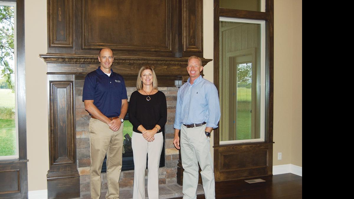 
Membgers of the James Engle Custom Homes team include Ben Tarwater, president, Kim Brune and James Engle. They have approximately 30 homes in production in Rodrock Development communities. 
