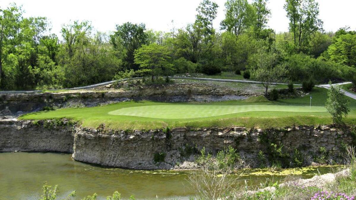 Natural landscaping, bluffs, a waterway and part of Canyon Farms Golf Club combine to provide sensational views from homesite 66 at Cottonwood Canyon.