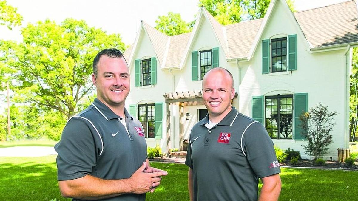 Local developers Andy Mackey (left) and Mike Yeates own The Real Estate Store, a unique type of real estate brokerage that specializes in the placement of funds in locally built four-plexes and townhomes.