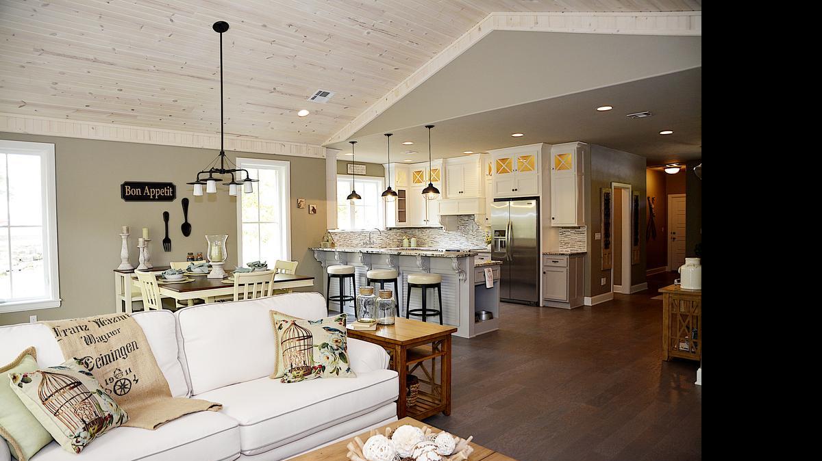 
The homes at Tera Miranda Shores have the look of Oklahoma Craftsmen architecture. 
