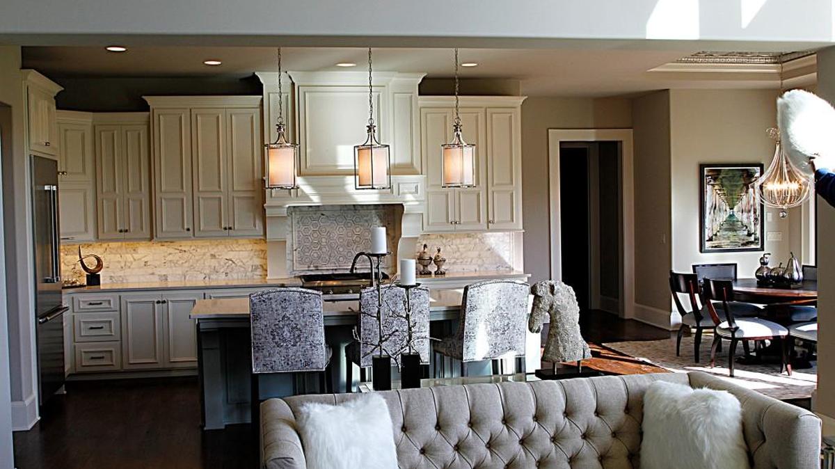The Raphael, a distinguished home in Summerwood Estates available for immediate purchase and move-in, boasts a well-appointed gourmet kitchen that includes a secondary kitchen/pantry, butler’s pantry and top-of-the-line appliances.