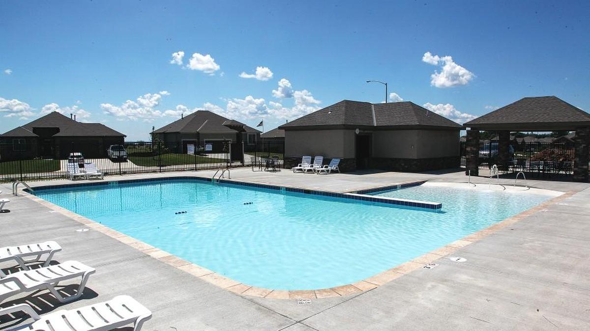 Enjoy the few remaining balmy days of the year at Brookwood Farms’ new swimming pool and cabana. Or relax with the family at the neighborhood’s newly installed playground, the perfect spot to play and picnic.