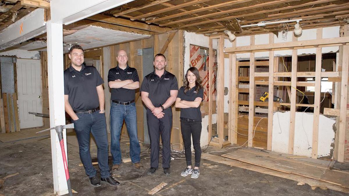 The House Buyers KC team prepares a recently purchased house in Waldo for repairs and updates before it’s listed for sale.