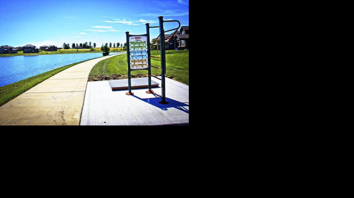 
Many of the communities marketed by the Rob Ellerman Team offer amenities, such as this “Fit-Trail” in Chapman Farms.
