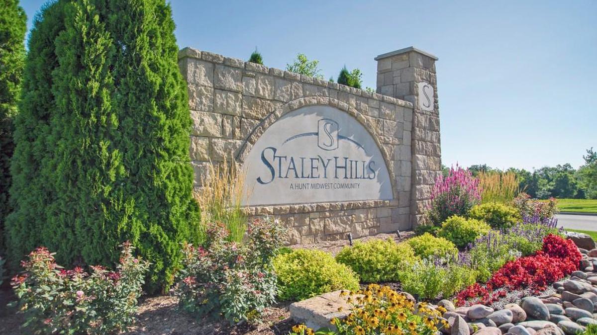 Hunt Midwest is showcasing 11 inventory homes in Staley Hills in the Spring Parade of Homes, which is underway. Surrounded by trees and greenspace, Staley Hills offers residents a retreat from the hustle and bustle of everyday life.