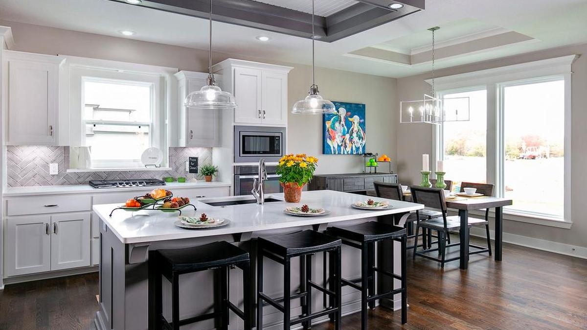 A selection of inventory homes is nearing completion in the latest phase of The Reserve at Riverstone that includes ranch, reverse, 1 ½-story and 2-story floor plans.