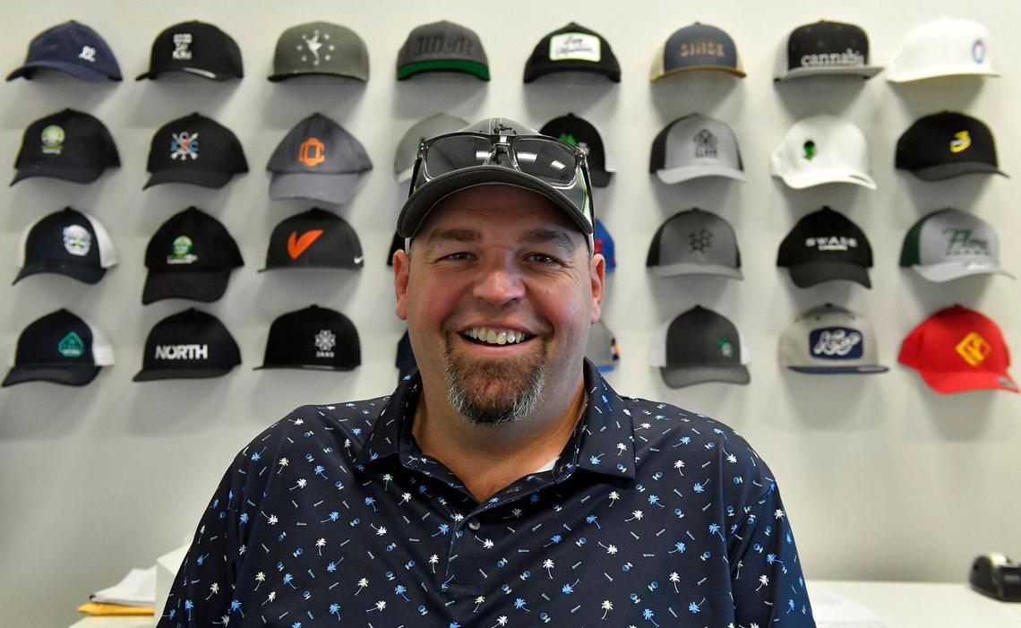 Josh Mitchem, the CEO of Clovr, a Kansas City manufacturer of marijuana infused products.