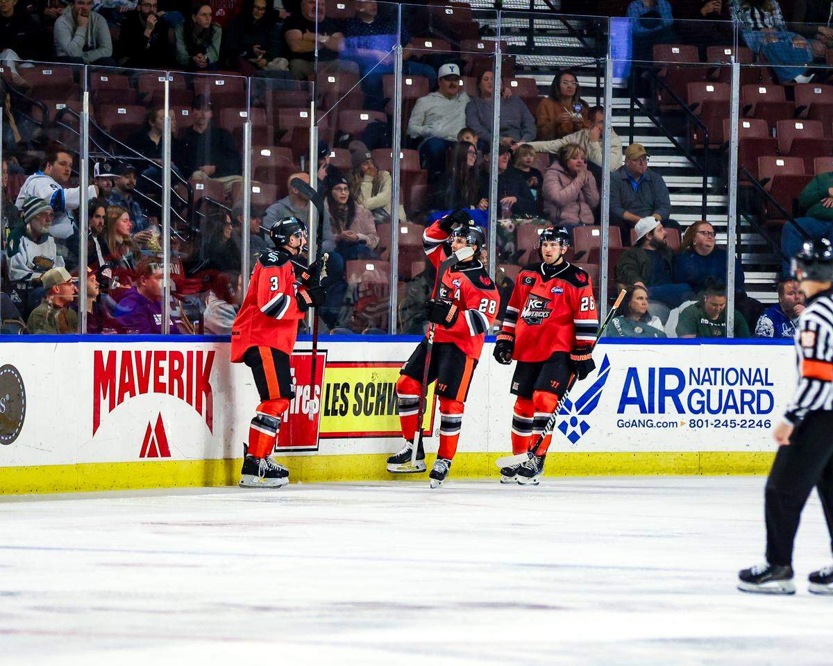 The Kansas City Mavericks and their fans had plenty to celebrate during a record-breaking three-game ECHL series against the Utah Grizzlies at Cable Dahmer Arena in Independence.