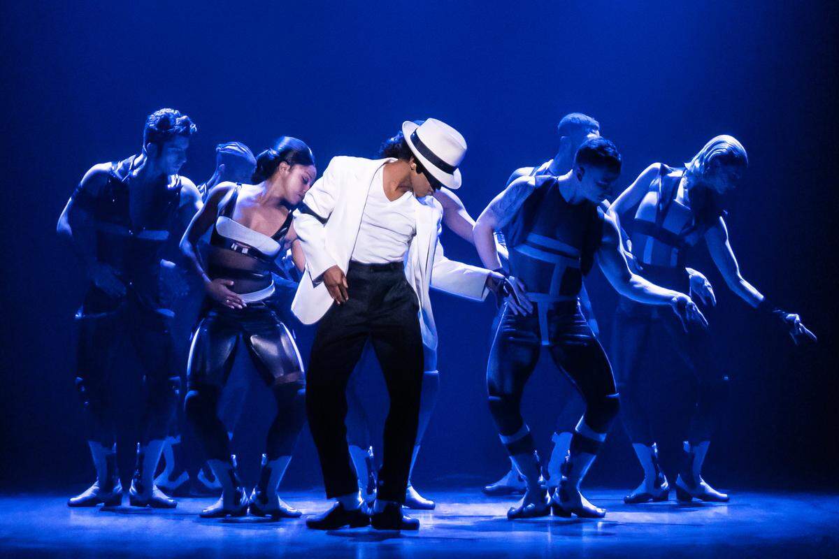 Roman Banks portrays Michael Jackson in the national tour of “MJ: The Musical,” which will run May 7-12 at the Music Hall.