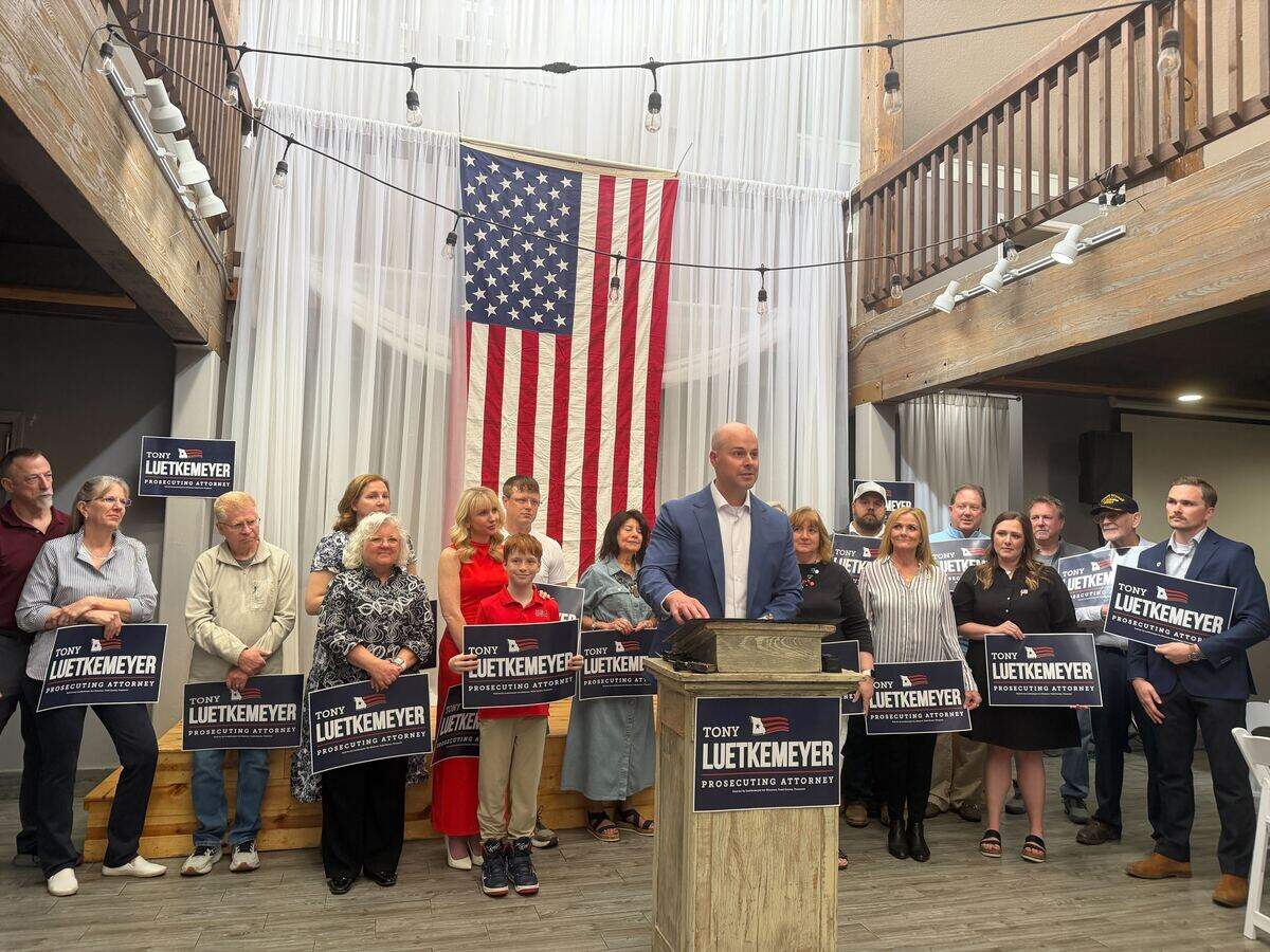 Sen. Tony Luetkemeyer is running for Platte County prosecutor.