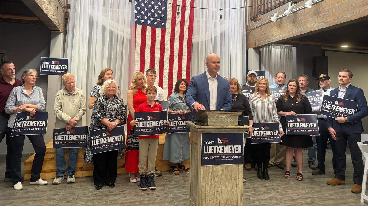 Sen. Tony Luetkemeyer is running for Platte County prosecutor.
