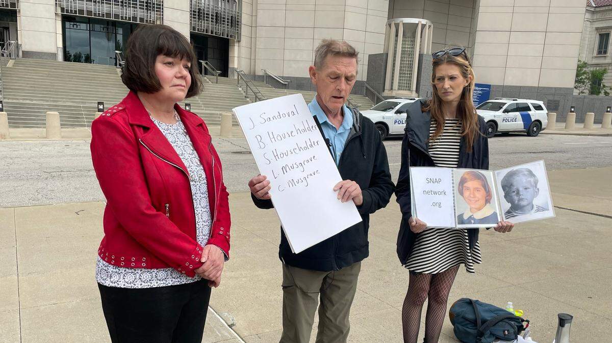 At a Thursday news conference in downtown Kansas City, attorney Rebecca Randles, David Clohessy of the Survivors Network of those Abused by Priests and survivor advocate Amanda Householder said Missouri must do more to protect vulnerable youth inside the state’s unlicensed boarding schools.
