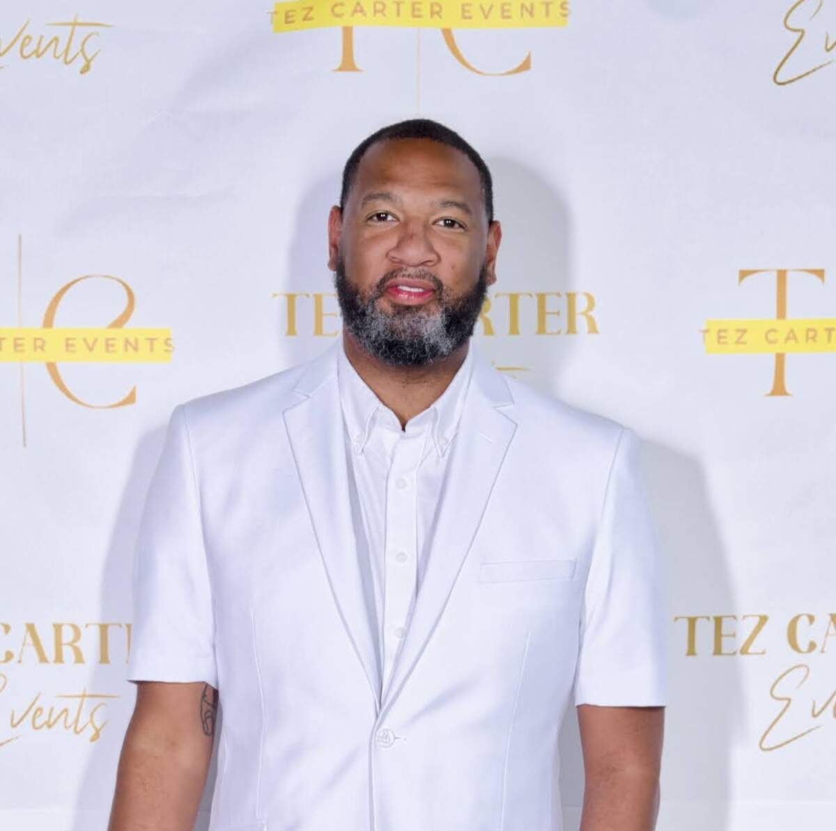 Tez Carter, an event curator in the Kansas City metro. He hosts events through his brand, “Tez Carter Events.”