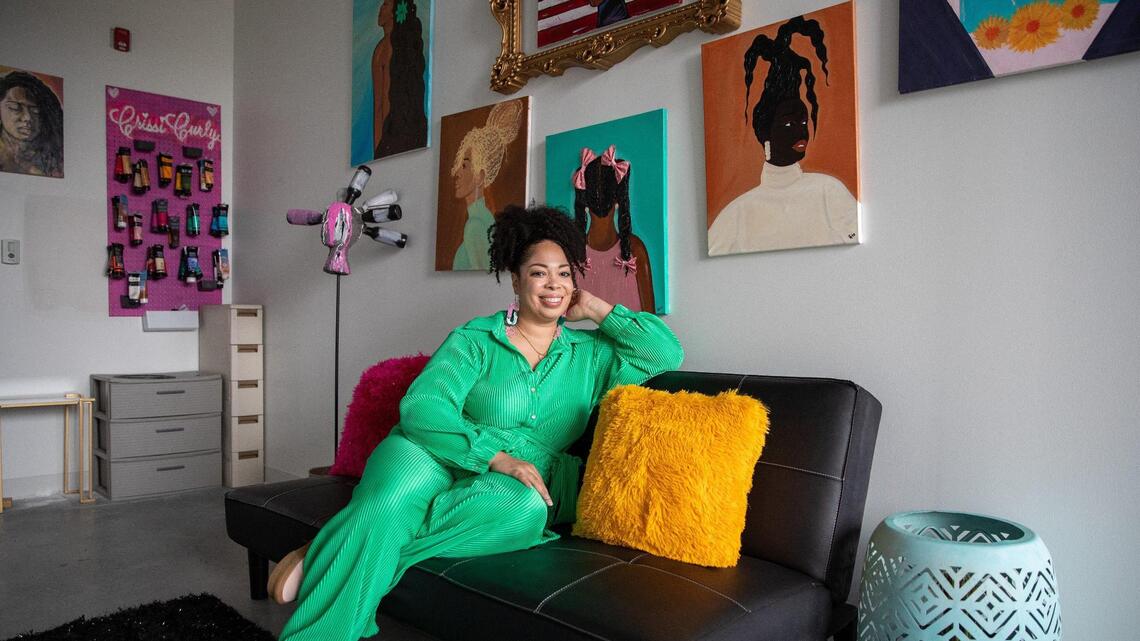 KC artist helps Black women learn to love and flaunt their natural curls, coils