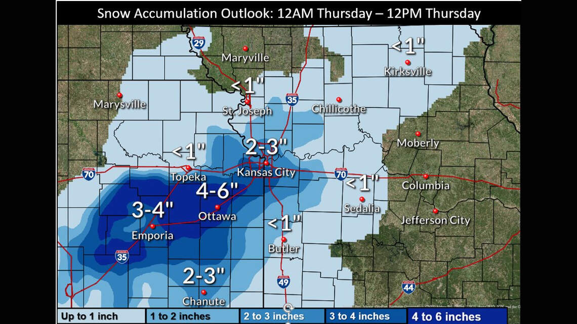 Snow expected to fall overnight in Kansas City MO area | Kansas City Star