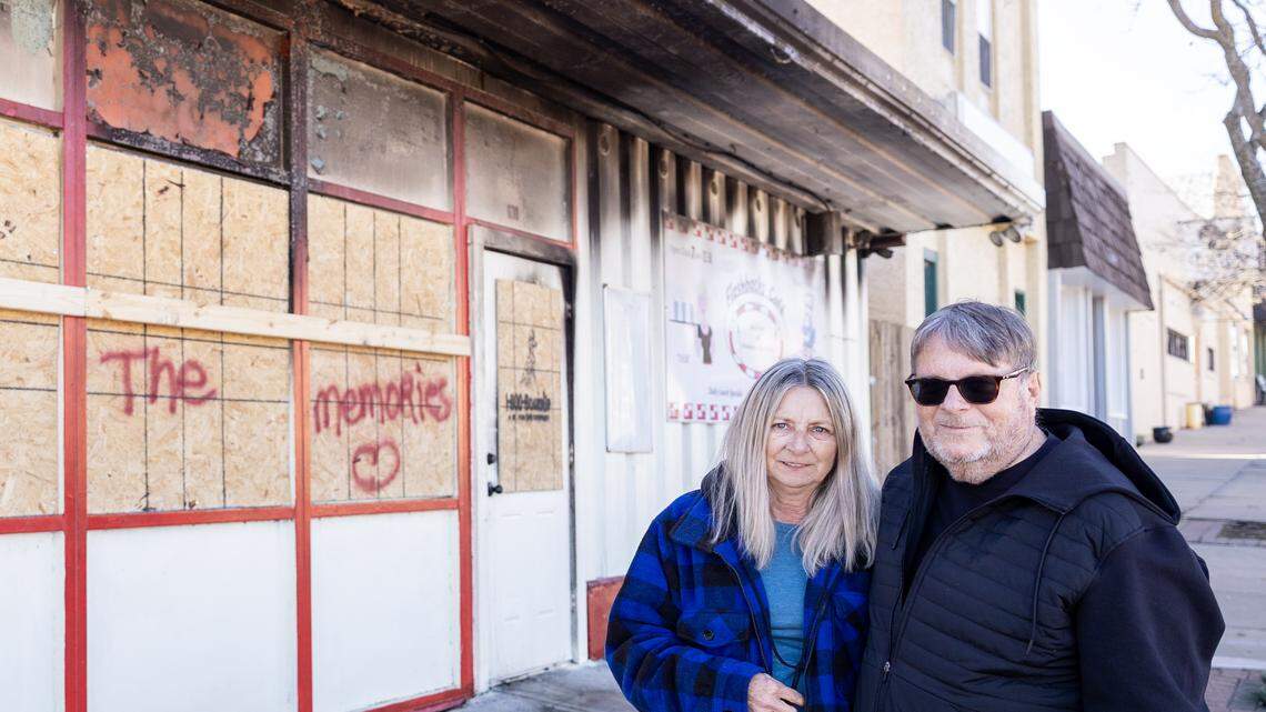 Debi and Charlie “Tuna” Conrad lost their restaurant, Flashbacks, and their home in a fire in downtown Tonganoxie on Friday, January 9.