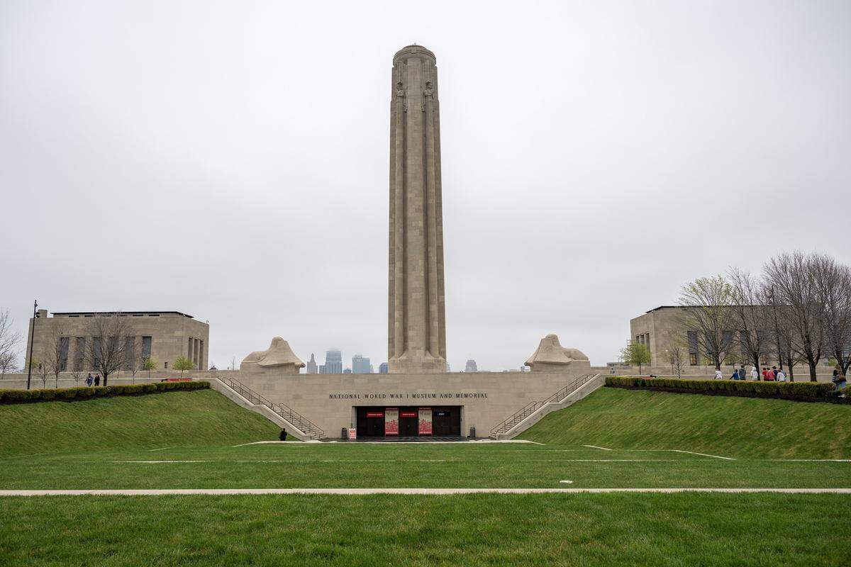 National WWI Museum and Memorial at 2 Memorial Dr., is pictured on Wednesday, April 1, 2026, in Kansas City.