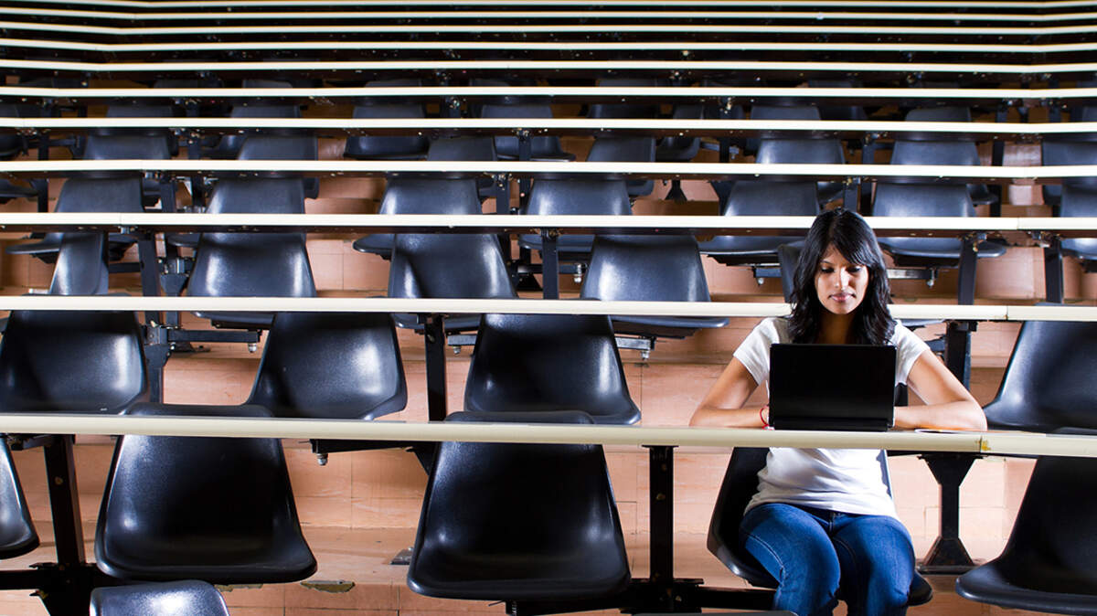 University lecture halls are empty anyway, as students skip class to join their families for the holiday.