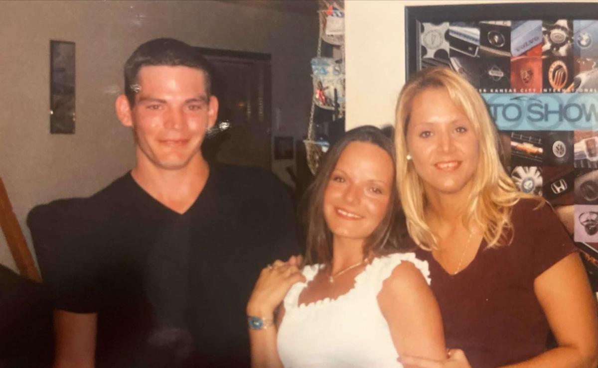 A photo of the Culbertson siblings: Chris (left), Jennifer Culbertson-Wright (middle) and Angela Culbertson (right).