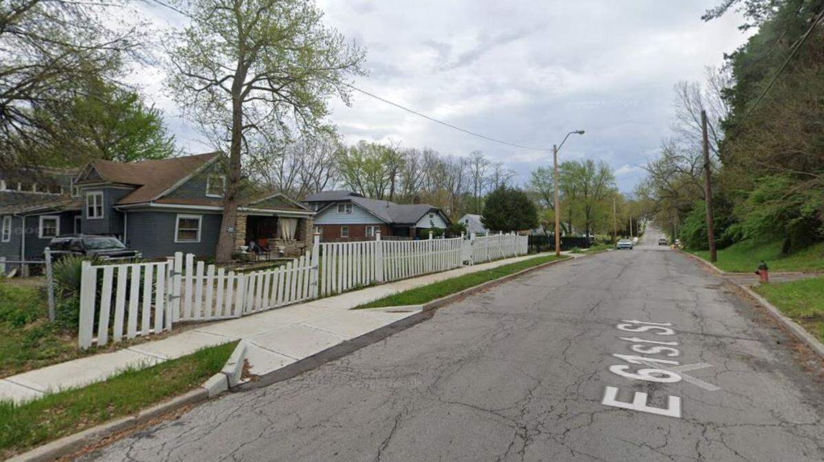 A person was fatally shot Sunday, Oct. 30, 2023, in the 3500 block of East 61st Street, according to Kansas City police. A Google Maps street view image from April 2022 shows the general area.