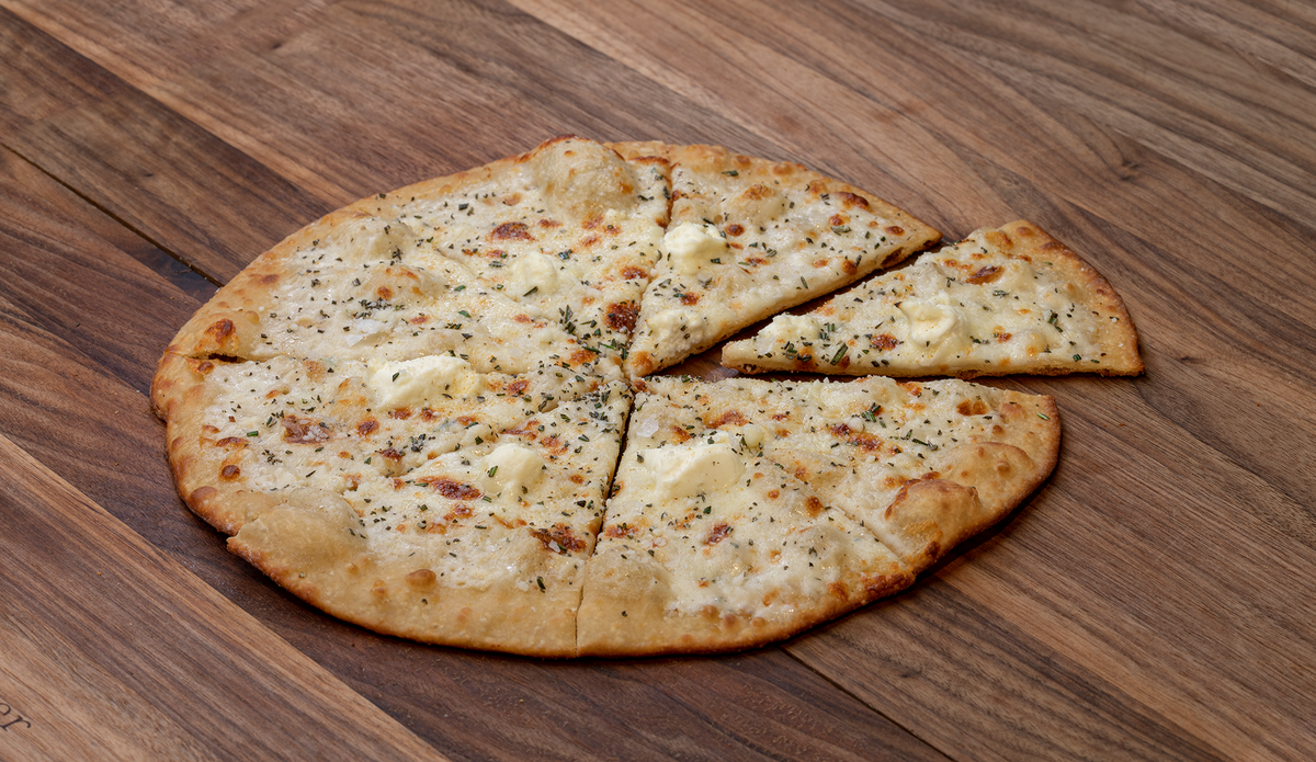 John Dough Pizza Co. will offer three personal size pies in cheese, pepperoni and white pizza with custom toppings.