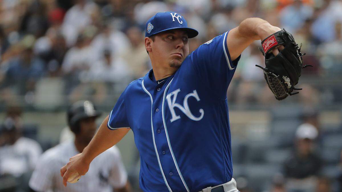 Brad Keller picked up his fourth victory of the season in the first game of a doubleheader on Saturday against the New York Yankees.
