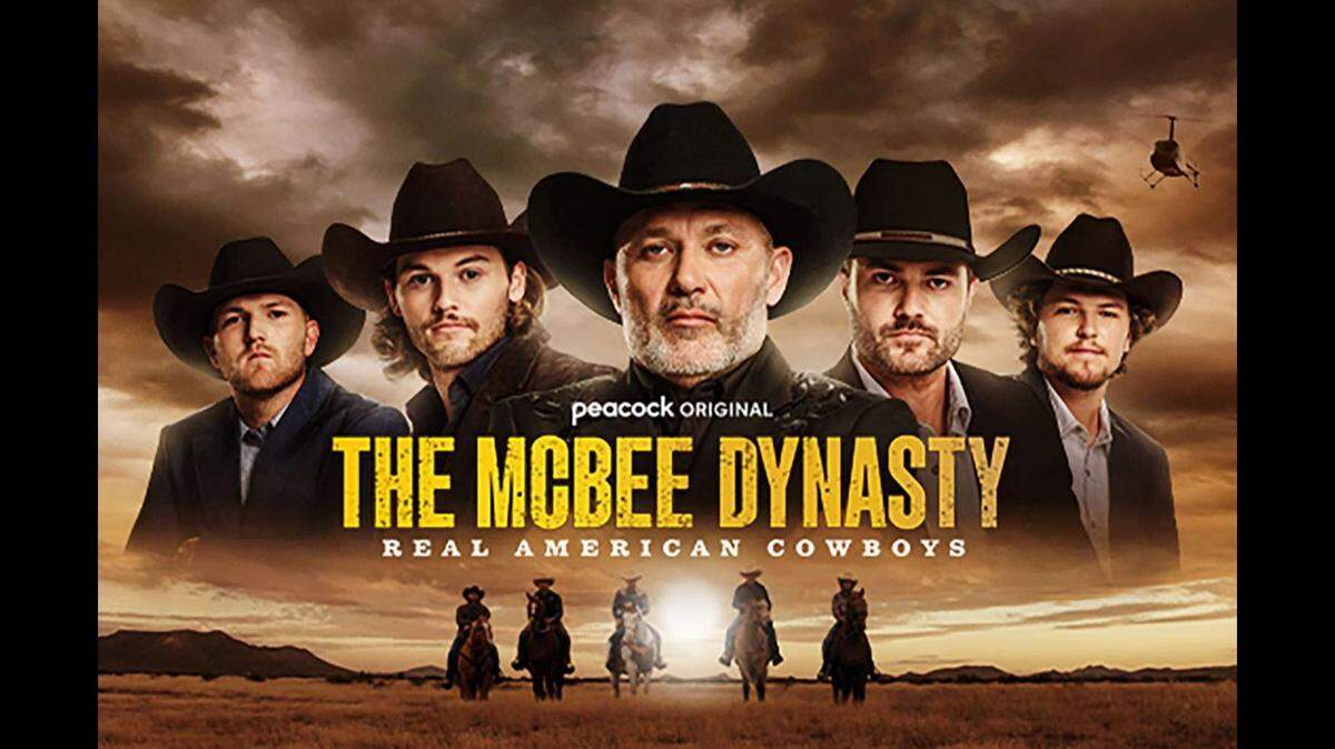 “The McBee Dynasty: Real American Cowboys,” debuts on Peacock March 11. The docuseries follows owner Steve McBee and his sons Steven McBee Jr., Cole McBee, Jesse McBee, Brayden McBee as them and their employees race against time to secure a $100 million deal with a venture capital firm.