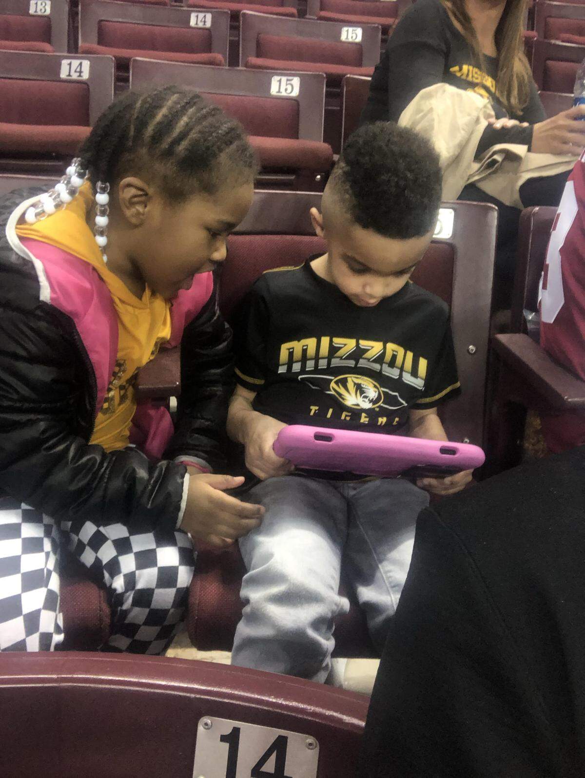 Torrence Watson’s niece Nevaeh (left) and Dru Smith’s younger brother Jaxon.