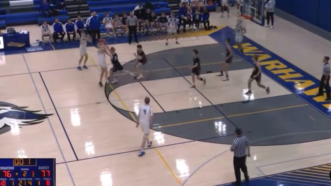 Following a decisive play during a high school basketball game in Wisconsin, the public address announcer had a message for fans complaining to referees: “Wear a striped shirt and do it yourselves.”