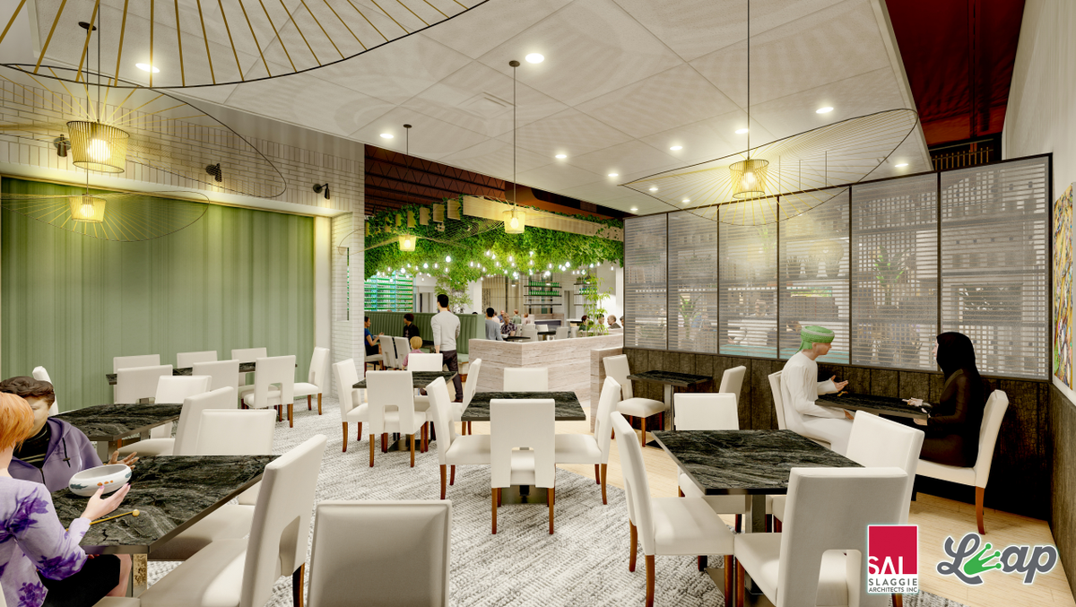 A rendering of the new Aqua Penny’s opening in Leawood.