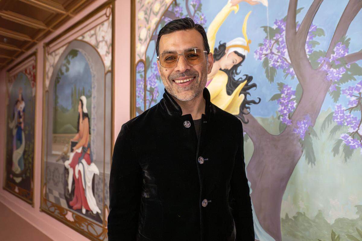Farhan Sheikh, co-owner of Laila Lounge, stands for a portrait on Friday, Aug. 8, 2025, in Kansas City.
