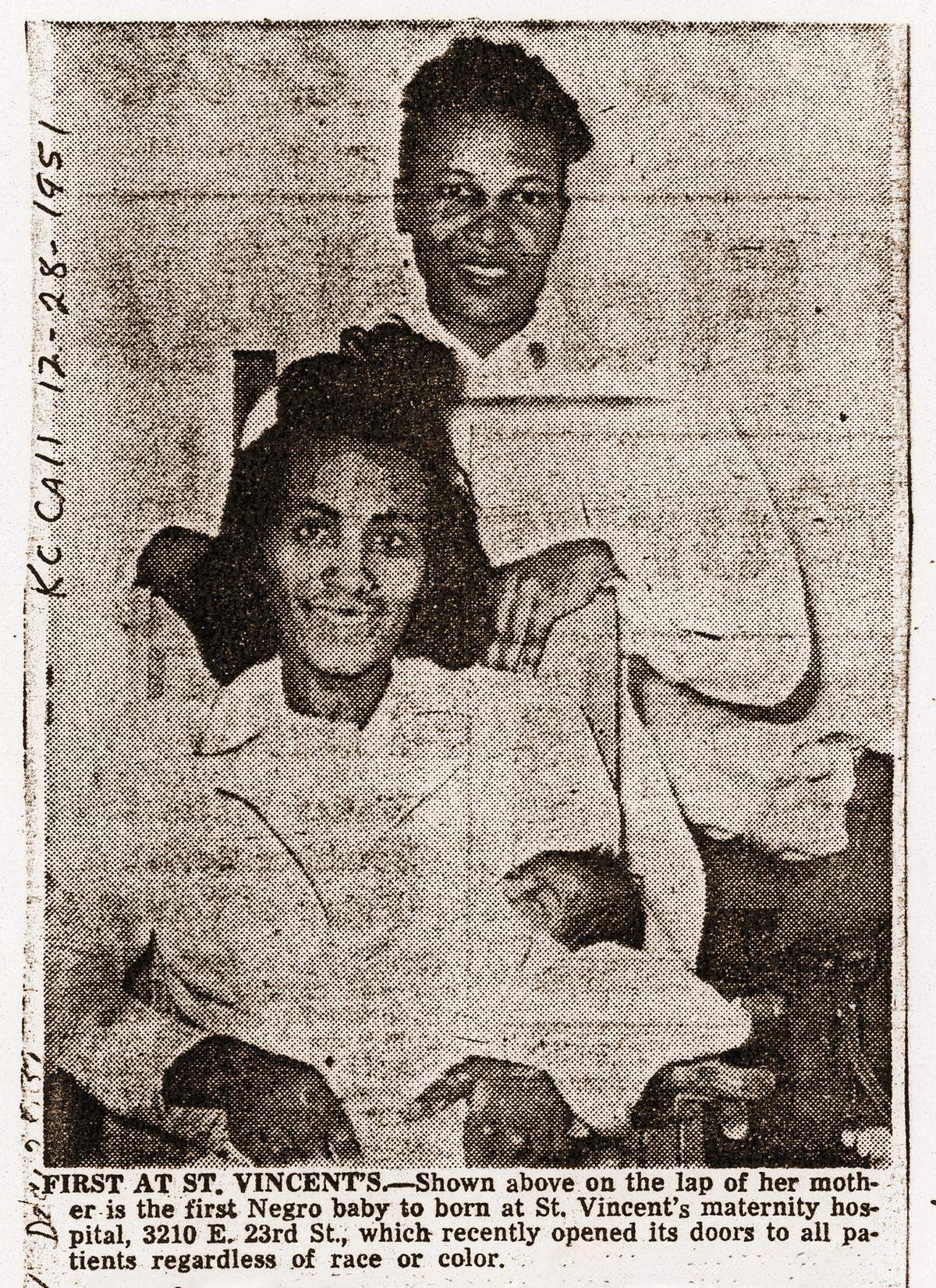 “The Call” reported on the birth of the first Black child at Queen of the World on Dec. 18, 1951.