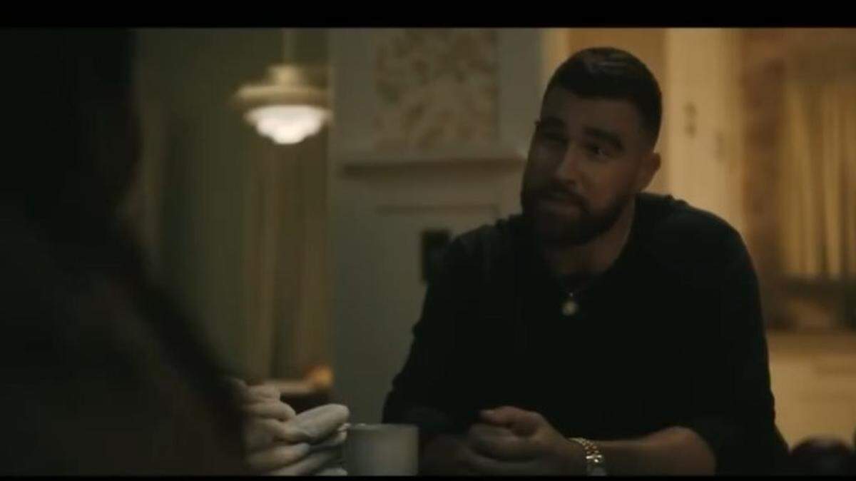 Chiefs star Travis Kelce in preview of “Grotesquerie.”