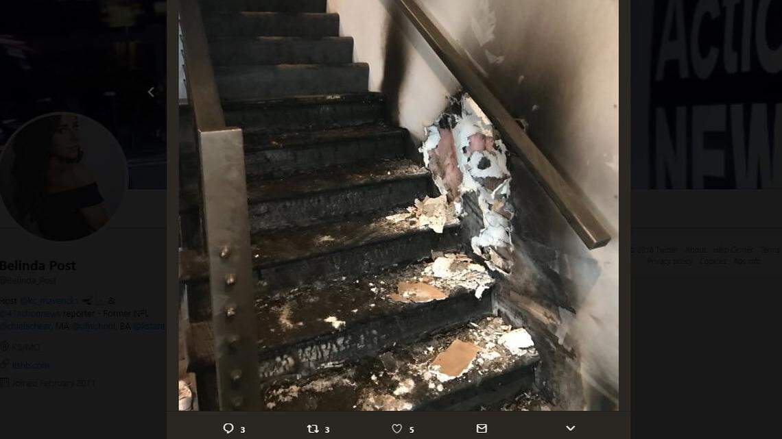 A Kansas City family came home late last month to find their stairs purposely burned and racial and religious slurs painted inside their home.