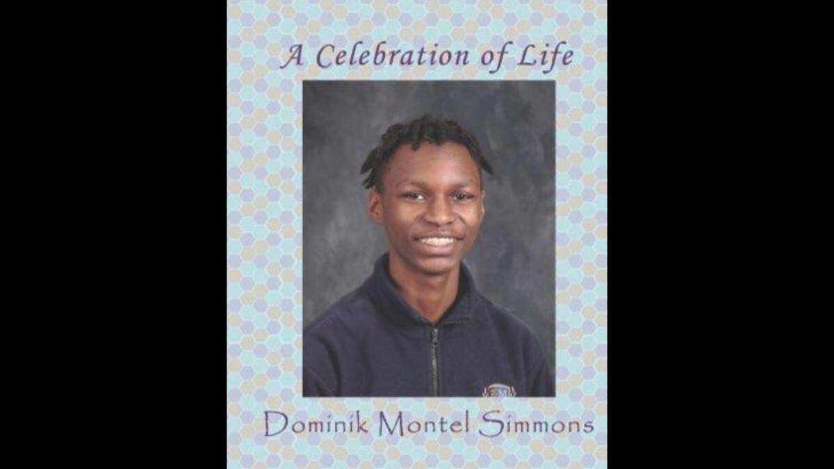Dominik Simmons, 15, who was shot and killed in March, talked of being a chef. He’s remembered for his smile and ability to make others laugh.