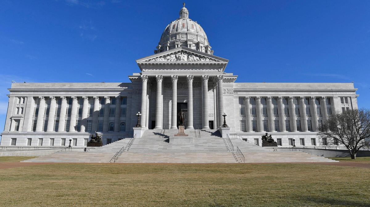 Missouri State Capitol building in Jefferson City, Missouri, January 20, 2021.