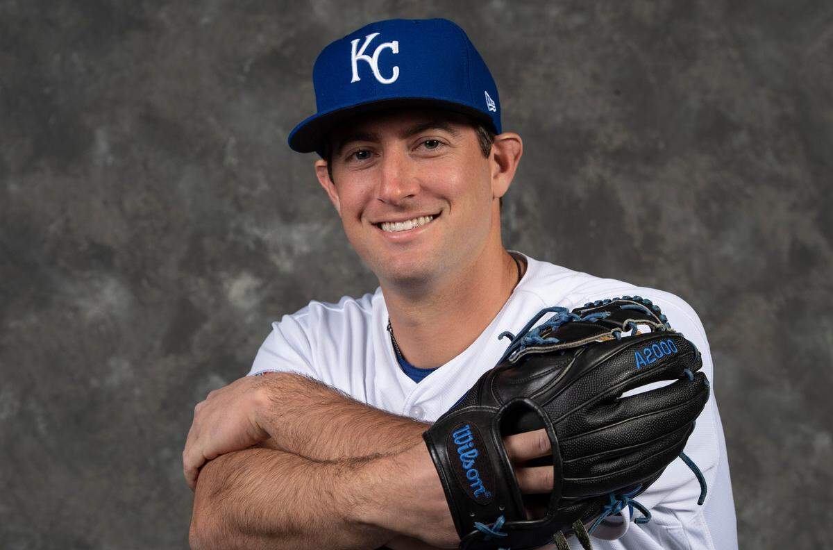 Kansas City Royals Jake Kalish on Thursday, February 21, 2019 in Surprise, AZ.