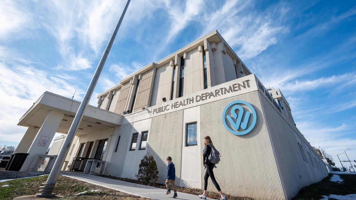 The Kansas Department of Health and Environment says the tuberculosis outbreak in Wyandotte County and the Kansas City metro area is “unprecedented.” The Wyandotte County Public Health Department building is seen on Wednesday in Kansas City, Kansas.