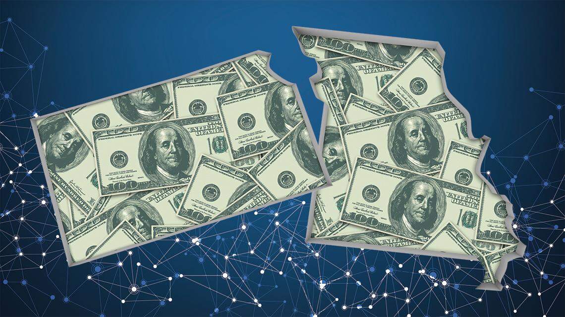 Like in most states, online donations in Kansas and Missouri are trending more toward Democrats.