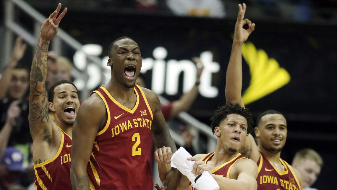 Iowa State fans commandeered this KU pep rally before Big 12 title game