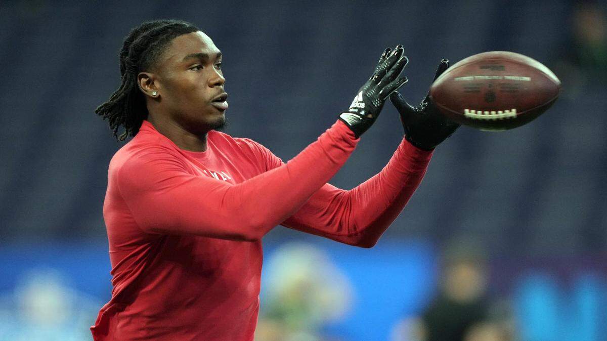 Wide receiver Rashee Rice, who played at SMU and took part in the NFL Combine last month in Indianapolis, is the Chiefs’ second-round selection in the 2023 NFL Draft in Kansas City.