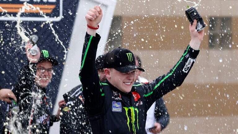 NASCAR’s Gibbs stakes claim to Xfinity win and top-rookie honors at Kansas Speedway